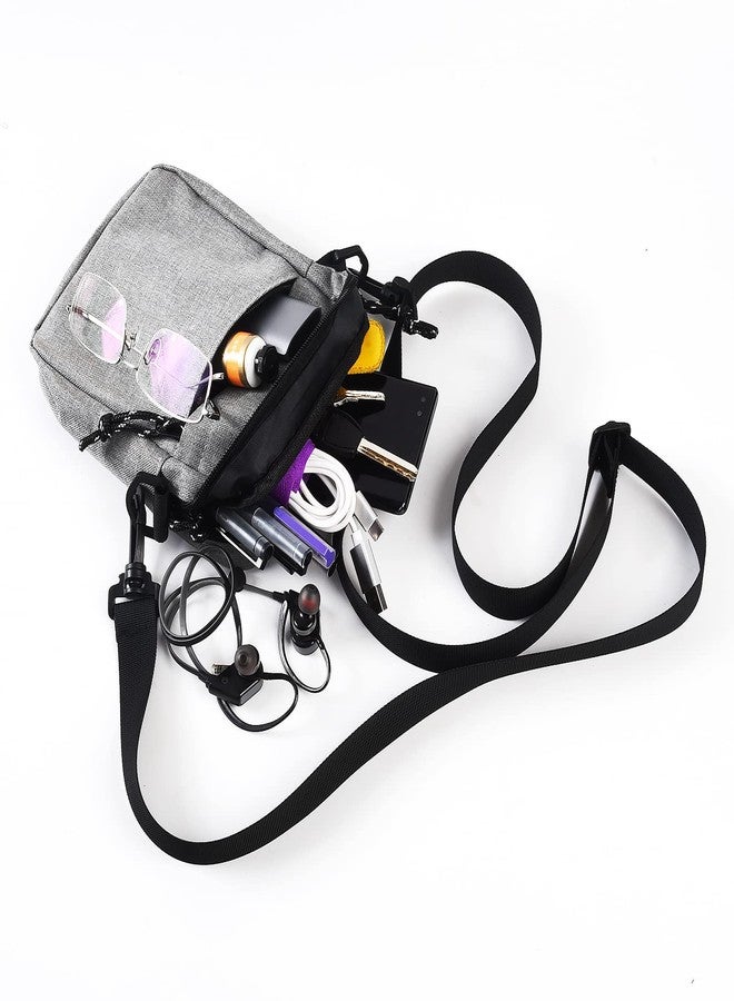 Mouldex Unisex Sling Crossbody Backpack Shoulder Bag, Lightweight, One Strap Sling Bag Backpack for multiple uses like Hiking, Walking, Biking, Travel, Cycling (Grey) - Image 5